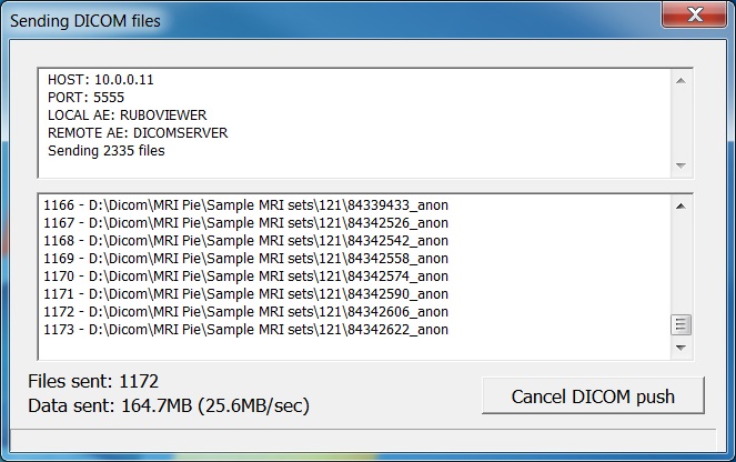 dicom sender